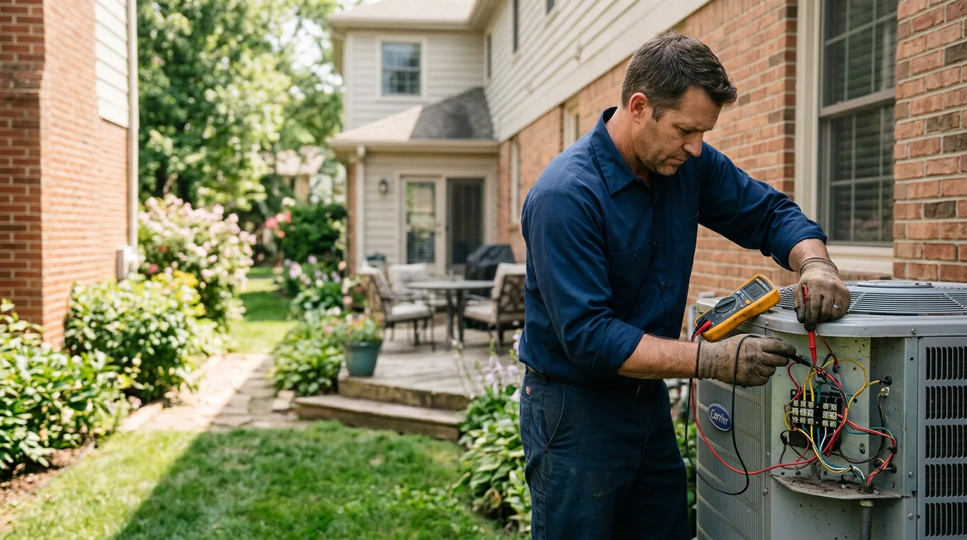 HVAC technician working near Waddington, NY